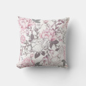 Coussins de pépinière rose et gris (Recto)
