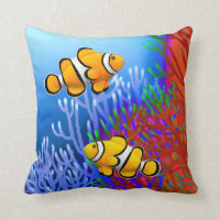Coussins de Percula Clownfish de récif coralien