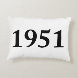 Coussins Décoratifs 1951 pour des anniversaires, anniversaires,