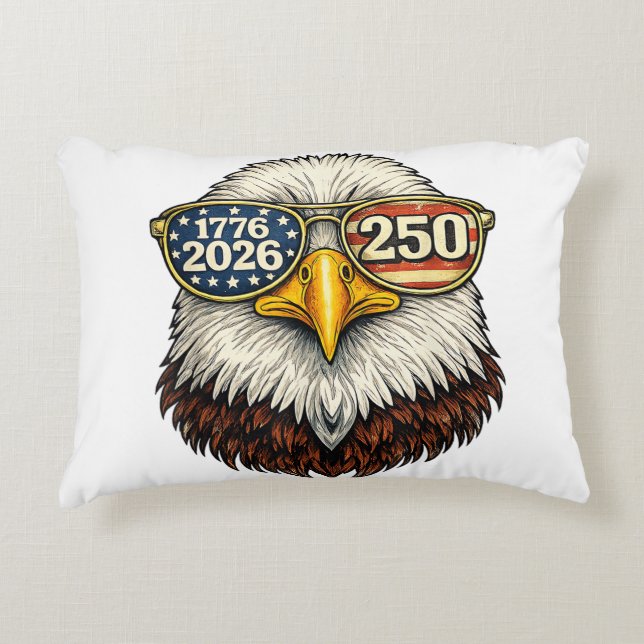 Coussins Décoratifs 250e anniversaire États-Unis 1776-2026 Aigle améri (Devant)