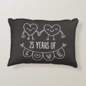 Coussins Décoratifs 25e Anniversary Poison Chalk Hearts (Dos)