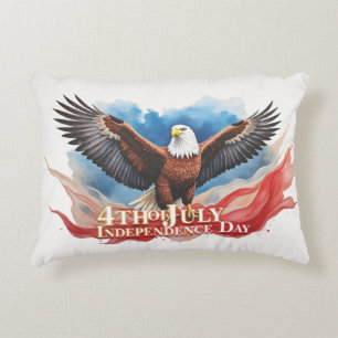 Coussins Décoratifs 4 juillet Aigle – Conception d'art patriotique
