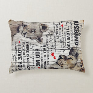 Coussins Décoratifs À mon mari présent Nouveau cadeau maison Meill