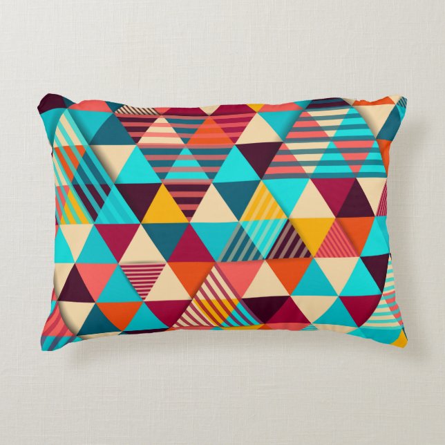 Coussins Décoratifs Abstract background with triangle shapes. Modern g (Devant)