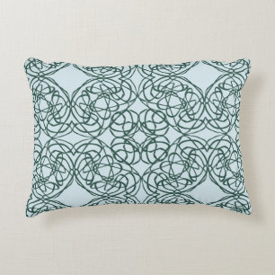 Coussins Décoratifs Abstract seamless pattern with city elements fraye