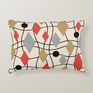 Coussins Décoratifs Abstrait géométrique moderne du milieu du siècle