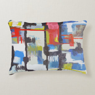 Coussins Décoratifs Abstrait multicolore moderne