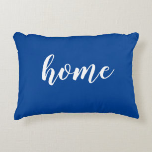 Coussins Décoratifs Accueil Sentiment bleu