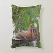 Coussins Décoratifs Adorable Chipmunk en fleurs (Devant(Vertical))