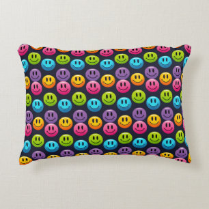 Coussins Décoratifs "Adorable Smile Emoji Motif Collection"