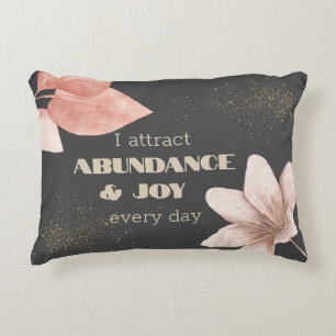 Coussins Décoratifs Affirmation de la manifestation - Personnalisée