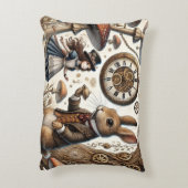 Coussins Décoratifs Alice au pays des merveilles Lapin Blanc thé Art (Dos(Vertical))