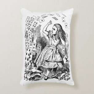 Coussins Décoratifs Alice au pays des merveilles vintage, Cartes à jou