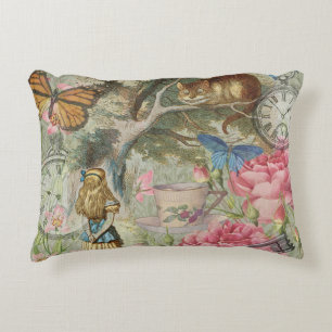 Coussins Décoratifs Alice Chat du Cheshire Jardin de l'Arbre Wonderlan