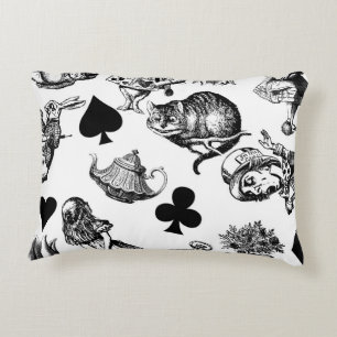 Coussins Décoratifs Alice White Rabbit Wonderland Classic