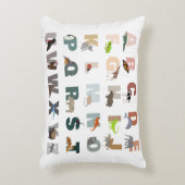 Coussins Décoratifs Alphabet ABC Animaux Mignons (Devant(Vertical))