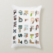 Coussins Décoratifs Alphabet mignon Animaux ABC (Dos(Vertical))