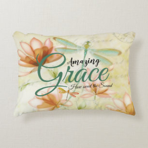 Coussins Décoratifs Amazing Grace Flowers and dragonfly