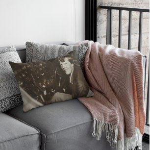 Coussins Décoratifs Amelia Earhart Candid Avion Cockpit Photo 1937