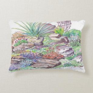 Coussins Décoratifs Aménagement alpin de jardin