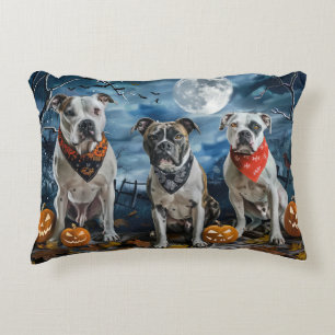 Coussins Décoratifs American Staffordshire Halloween Éffrayant