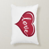 Coussins Décoratifs amour dans les valentines cardiaques (Devant(Vertical))