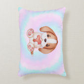 Coussins Décoratifs Amour de chiot en barbe à papa  (Devant(Vertical))