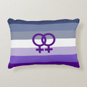 Coussins Décoratifs Amour Lesbien Butch Fierté WLW