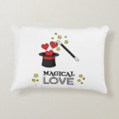 Coussins Décoratifs Amour magique - Noir (Dos)