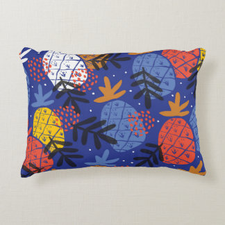 Coussins Décoratifs Ananas Abstrait Feuille Vintage Motif