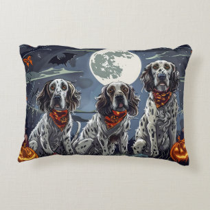 Coussins Décoratifs Anglais Setter Halloween Éffrayant