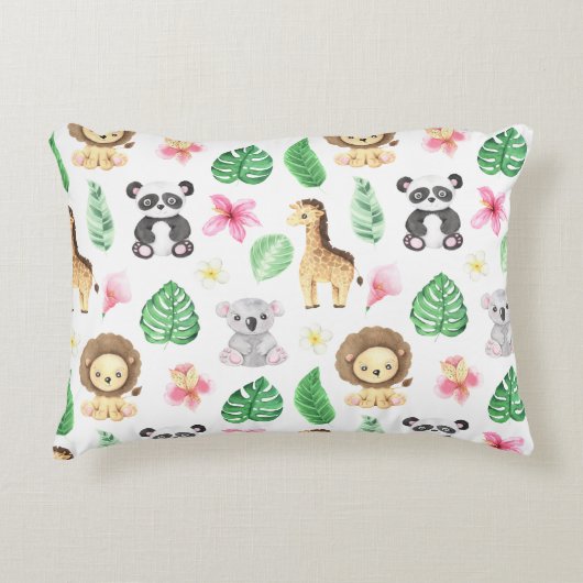 Coussins Décoratifs Animal tropical (Devant)