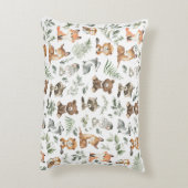 Coussins Décoratifs Animaux en bois de Whimsical Sage Greenery Nursery (Dos(Vertical))
