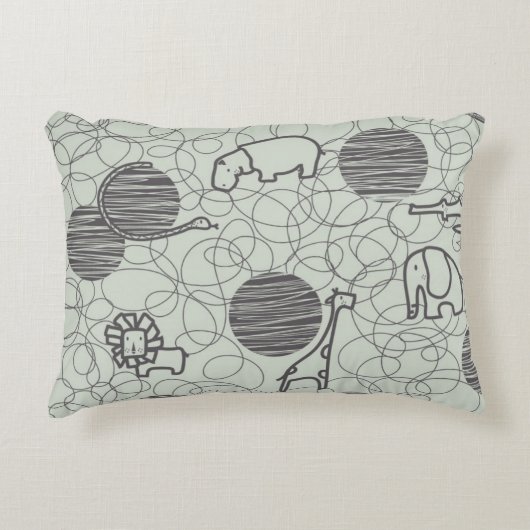 Coussins Décoratifs animaux safari 1 (Devant)