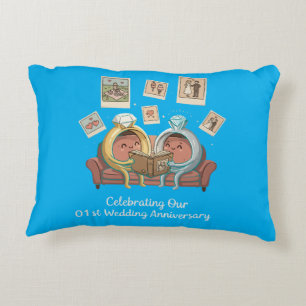 Coussins Décoratifs Anneaux de dessin animé mignons pour le 1er annive