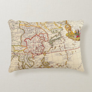 Coussins Décoratifs Antique vieille carte inspirée (6)