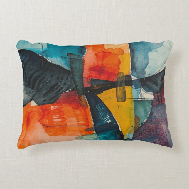 Coussins Décoratifs aquarelle  (Devant)