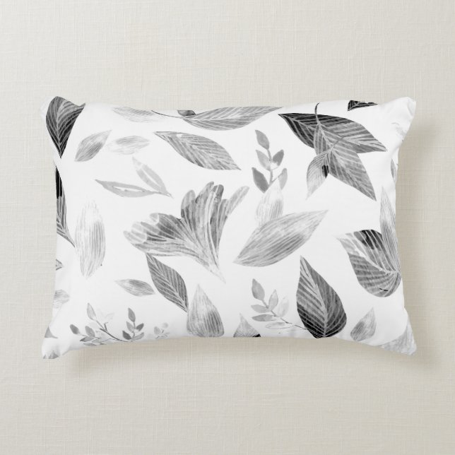 Coussins Décoratifs Aquarelle chute feuilles 8 (Devant)