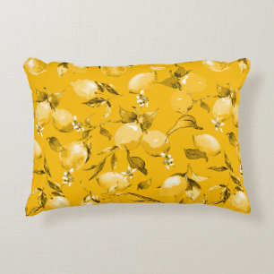Coussins Décoratifs Aquarelle citrons 10