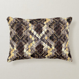 Coussins Décoratifs Aquarelle de peau sauvage Motif sans couture