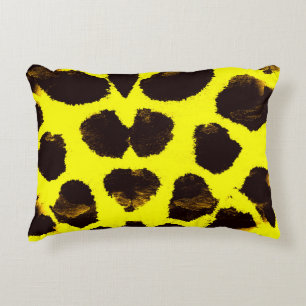 Coussins Décoratifs Aquarelle de Poster de animal Abstrait Leopard