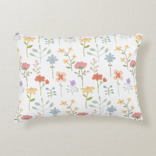 Coussins Décoratifs Aquarelle Fleur sauvage motif floral