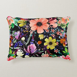 Coussins Décoratifs Aquarelle florale motif sans couture. Différents b