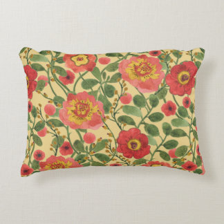 Coussins Décoratifs Aquarelle florale rétro : Élégance intemporelle