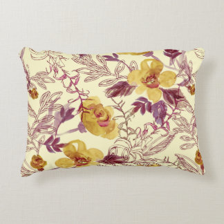 Coussins Décoratifs Aquarelle Motif transparent avec élément profilé