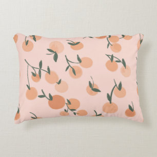 Coussins Décoratifs Aquarelle orange fruits sans couture motif