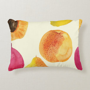 Coussins Décoratifs Aquarelle vintage Fruits frais