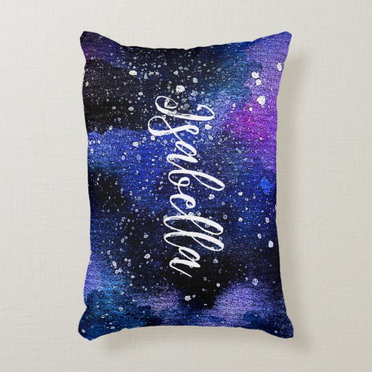 Coussins Décoratifs Aquarelle violet Univers (Devant(Vertical))