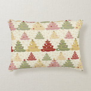 Coussins Décoratifs Arbre de Noël coloré