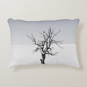 COUSSINS DÉCORATIFS ARBRE NÉ AU MILIEU DE LA NEIGE